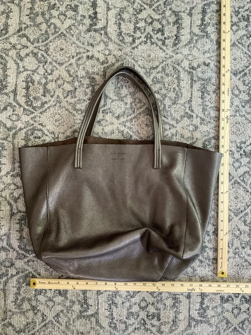 Kurt Geiger Violet Horizontal Leather Tote